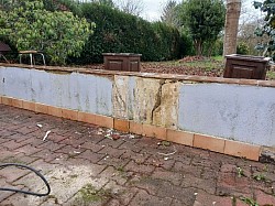 Remise en ètat murette